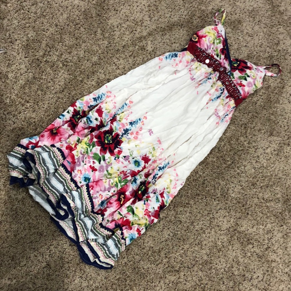 Floral maxi boutique dress